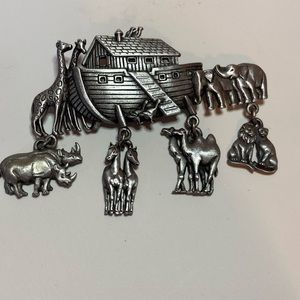 RARE Vintage Noah’s Ark Brooch